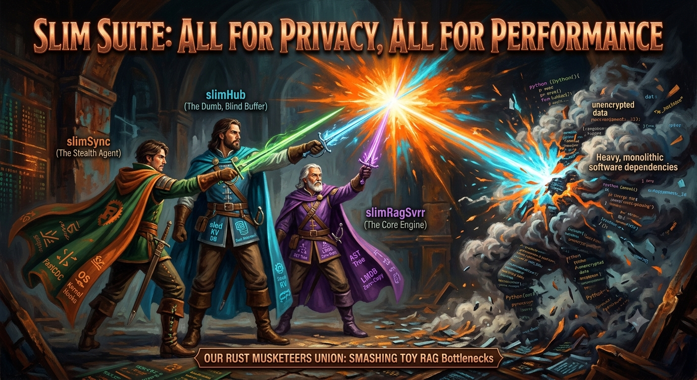 slimRAG — Three Pillars of Sovereign AI